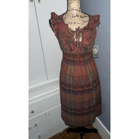 Lauren Ralph Lauren Dresses & Skirts - NWT LRL Lauren Jeans Co Size 2 Plaid Smocked Waist Dress $149